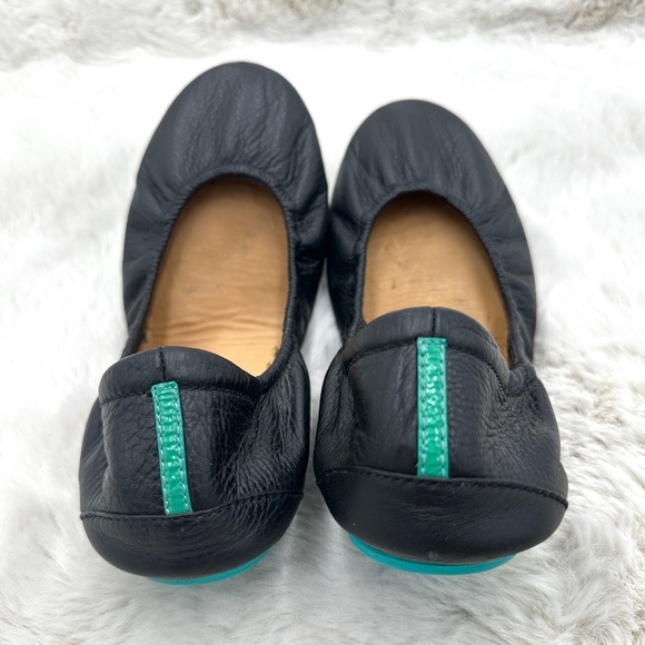Tieks By Gavrieli‎ Foldable Ballerina Ballet Flats Black leather size 9 black - Picture 8 of 10